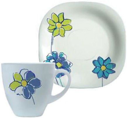 Сервіз Luminarc FRESH GARDEN син., 220X6, для чая (H8663)