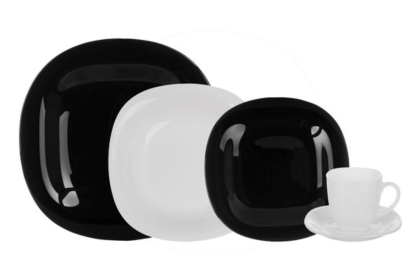 Сервіз столовий LUMINARC CARINE BLACK&WHITE, 30 предметів