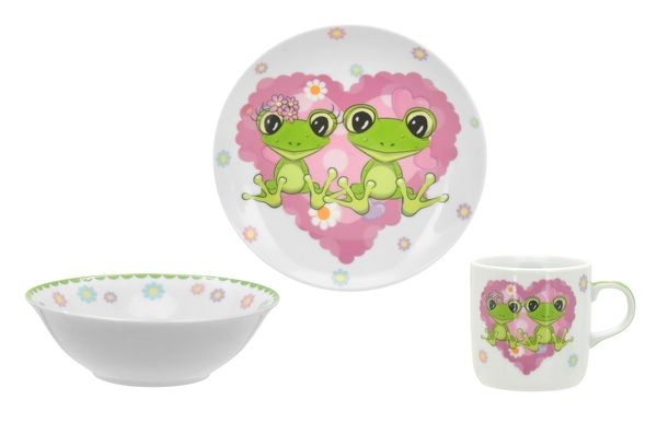Дитячий набір LIMITED EDITION HAPPY FROGS, 3 предмети