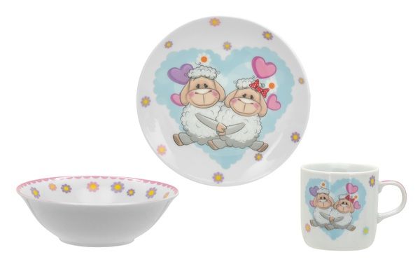 Дитячий набір LIMITED EDITION HAPPY LAMBS, 3 предмети