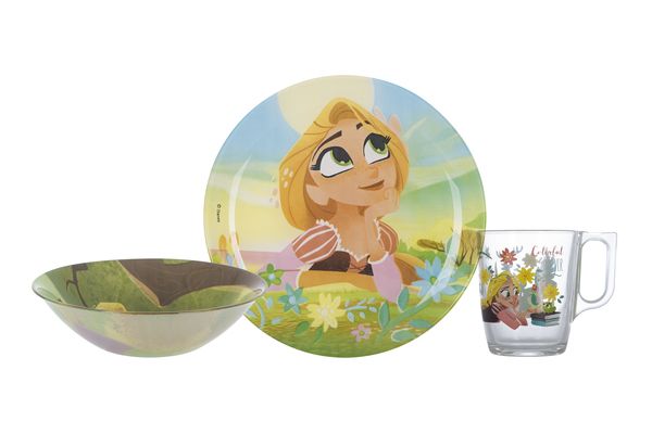 Набір дитячий Luminarc Disney Princess Royal, 3 предмети