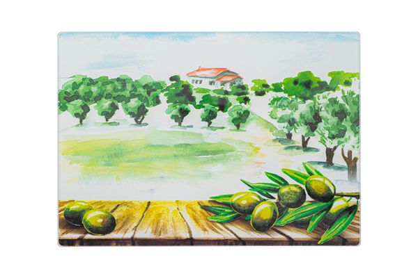 Обробна дошка Viva Olives & Trees, 35х25 см