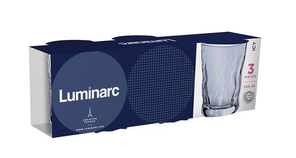 Набір склянок Luminarc Айсі Сяючий Графіт