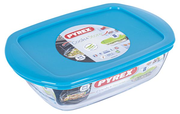 Форма PYREX COOK&STORE BLUE, 23х15х6.5 см