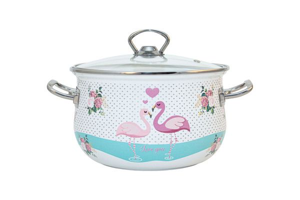 Каструля INFINITY Love Flamingo (5.0 л) 22 см