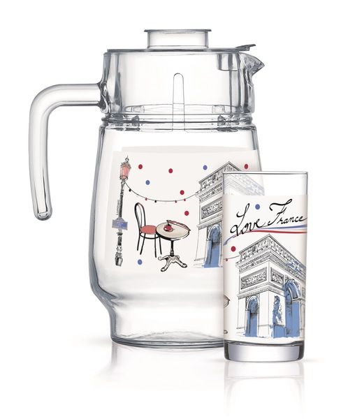 Набір Luminarc Love France Blue, 7 предметів