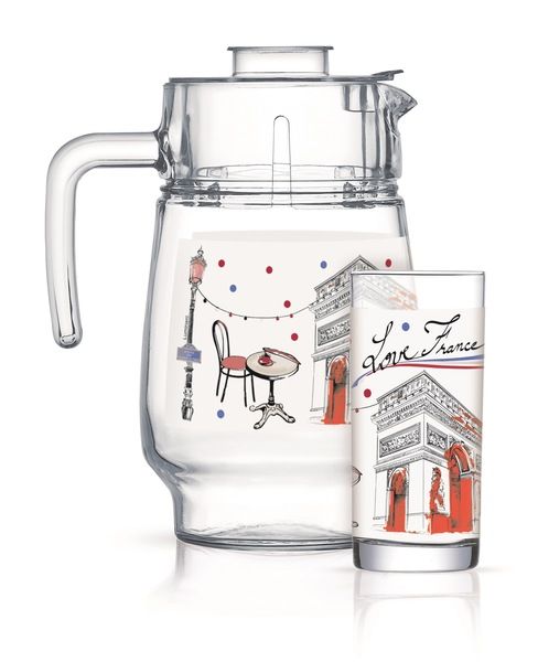 Набір Luminarc Love France Red, 7 предметів