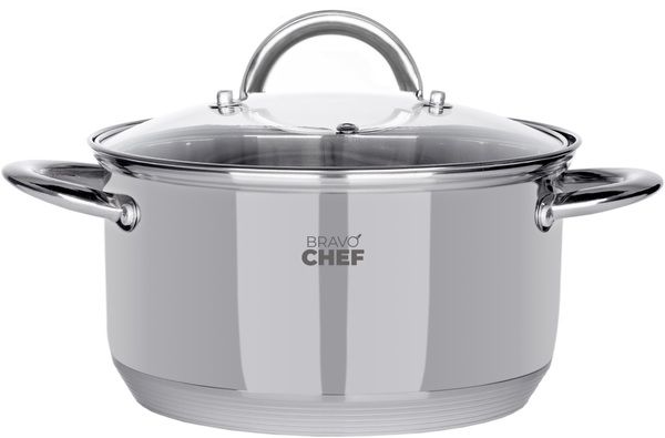 Каструля Bravo Chef 20 см (3.6 л) з кришкою